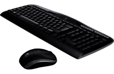 Logitech - MK330 - Wireless Mouse and Keyboard Deskset Logitech - MK330 - Wireless Mouse and Keyboard Deskset